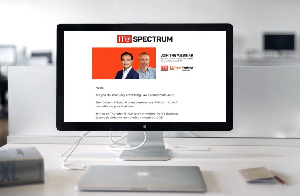 Spectrum UI Path Modern Finance Webinar
